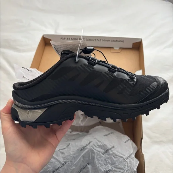 Salomon XT-4 Mule MM6 Maison Margiela Black Shoes - Picture 5 of 10